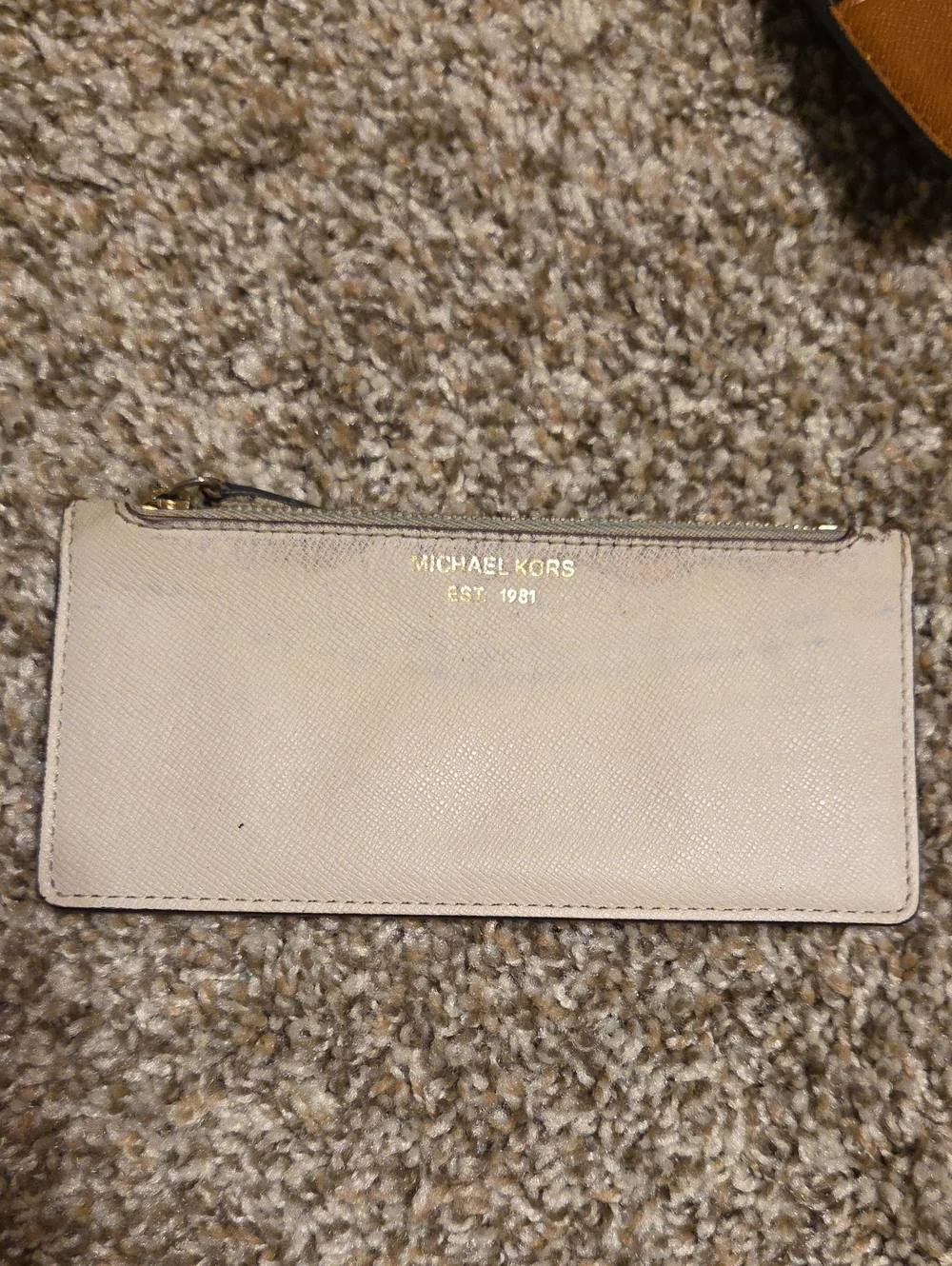 MICHAEL KORS Saffiano Color Block Carryall Long Wallet